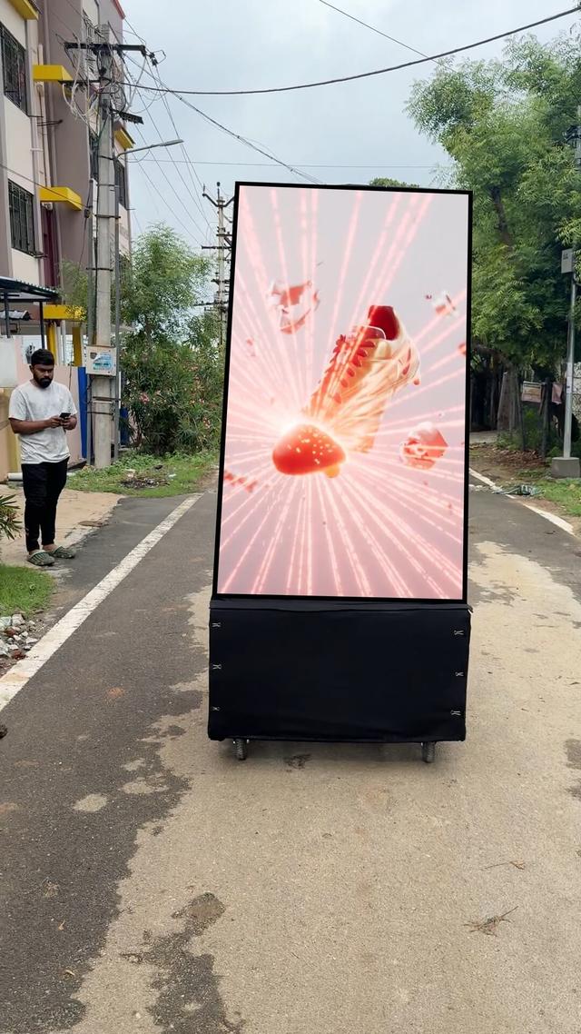 Feastify mobile advertising robot — prototype 7